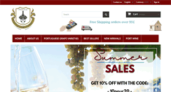 Desktop Screenshot of prestigewinesportugal.com